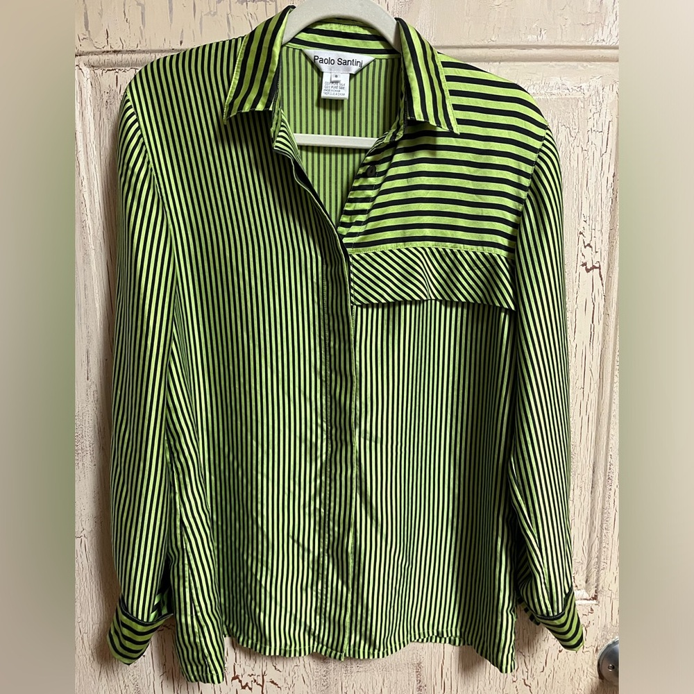 100% Silk Vintage Blouse